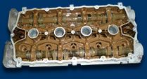MGF engine showing the effects of water in the oil